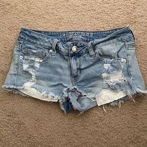 American eagle jean shorts